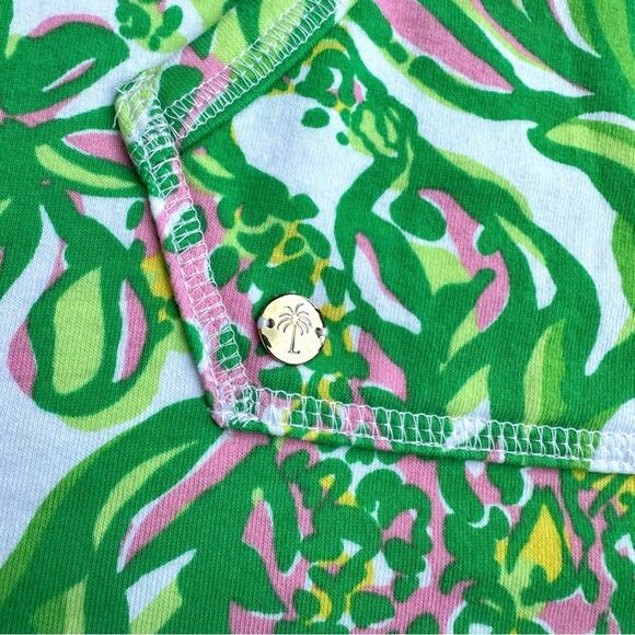 Lilly Pulitzer Skipper Pullover Top Seeing Pink Elephants Popover NWT Resortwear - Picture 6 of 10